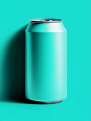 Obraz premium Creative soda can branding mockup featuring refreshing drink packaging and cold aluminum product ideas showcasing sleek modern designs and innovative mockup concepts for beverage packaging