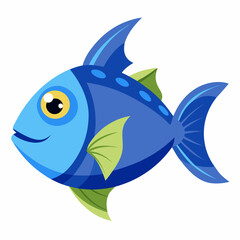 fish isolated on white