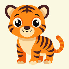 baby tiger cartoon