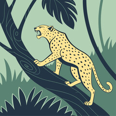 cheetah in the grass