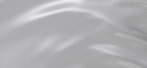 Obraz premium Abstract White Fabric Texture with Wavy Lines