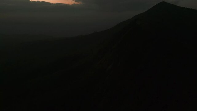 Drone Aerial of Zomba Massif, Malawi at Sunrise
