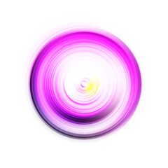 Colorful radial motion effect. Abstract rounded background. Color curves and sphere.