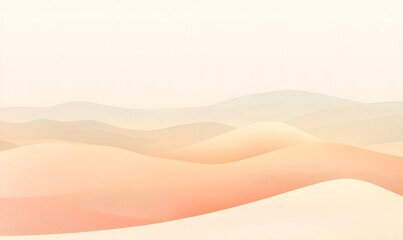 A tranquil desert-inspired gradient of sandy beige, warm peach, and soft coral blending into serene tones.