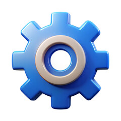 gear icon isolated on white