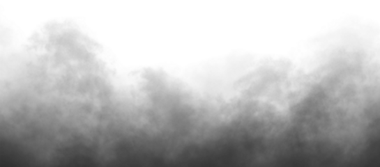 dark fog or smoke effect isolated on transparent white background. Steam explosion special effect. Effective texture of steam, fog, smoke png. Design elements