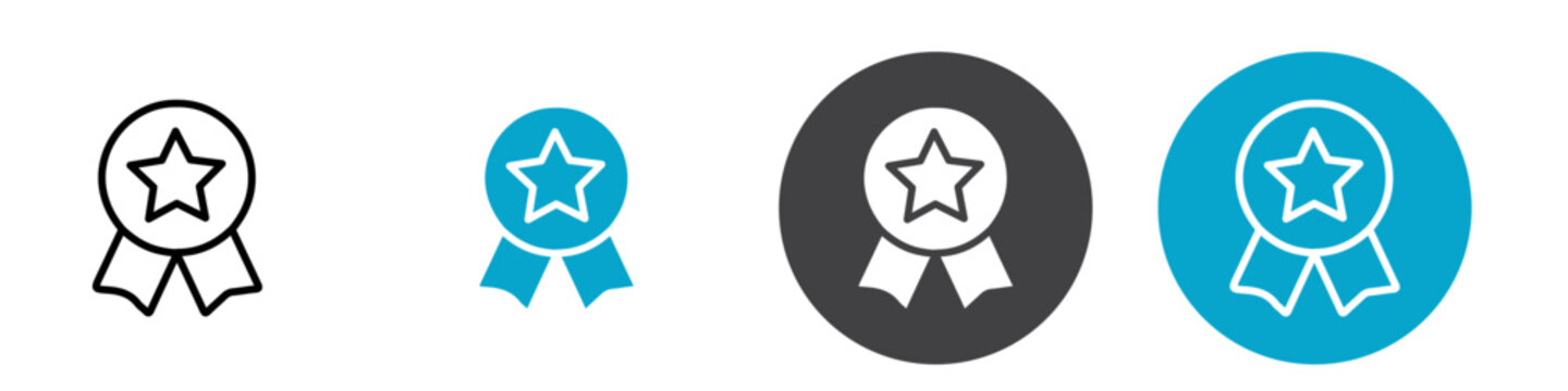 bedge icon Vector illustration in black