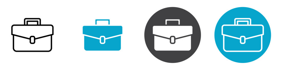 briefcase icon Vector illustration in black