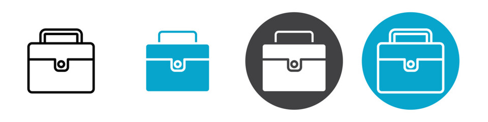 briefcase icon Vector illustration in black