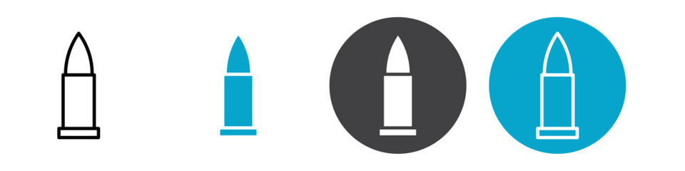 bullet icon Vector illustration in black