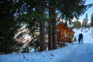 Landscape view from Vitosha mountain, near sofia, capital of Bulgaria