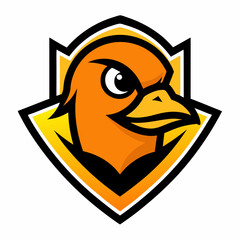 vector illustration of a duck