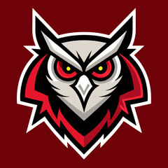 owl with heart mascot