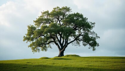 Fototapeta premium one-tree-and-grassland