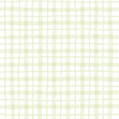 Sage Green Plaid Gingham Hand Drawn Background Pattern Overlay