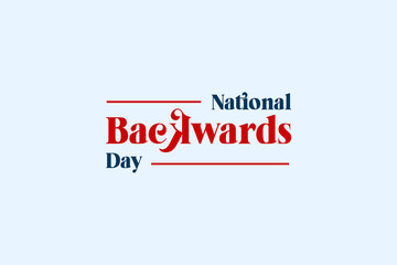 Backwards Day Holiday concept Celebration