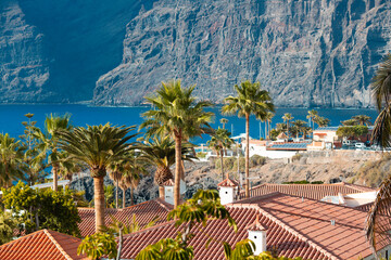 Meerblick in Los Gigantes auf Teneriffa