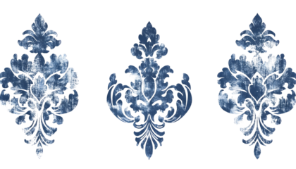 Faded Ink Ornamental Patterns