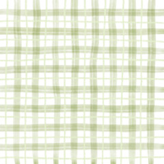 Sage Green Plaid Gingham Hand Drawn Background Pattern Overlay