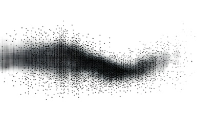 Flowing Digital Matrix Code