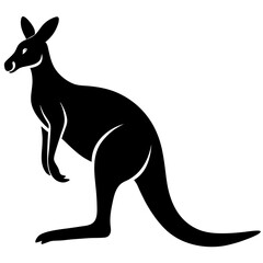 kangaroo silhouette