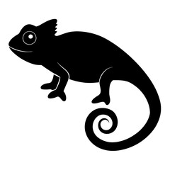 Chameleon silhouette
