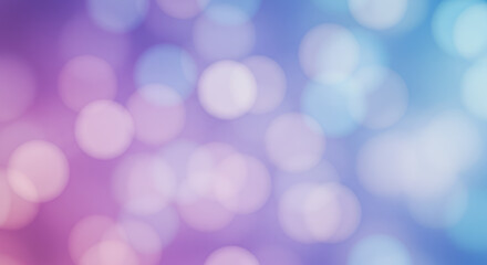 Obraz premium Abstract Purple and Blue Bokeh Background - Soft, Dreamy, Blurred Lights