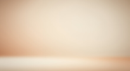Smooth Beige Gradient Background, Studio Backdrop for Product Photography