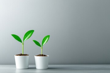 Growing green indoor plant care for beginners home environment photography minimalist view sustainability concepts