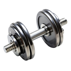 Naklejka premium dumbbell isolated on white background