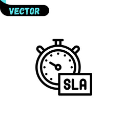  sla line icon 