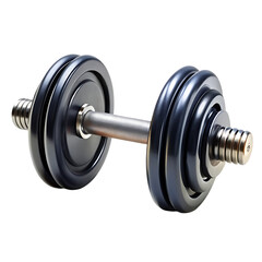 Naklejka premium dumbbell isolated on white background
