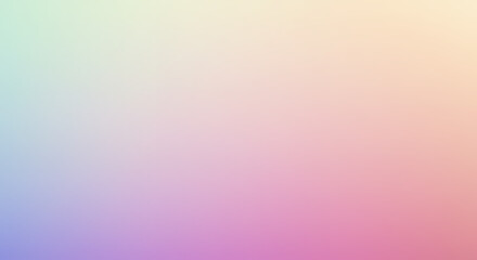 Soft Pastel Gradient Background: Dreamy Pink, Purple, and Mint Color Blend