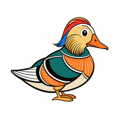 bird, cartoon, animal, duck, vector, illustration, nature, funny, chicken, parrot, beak, baby, icon, isolated, feather, wing, blue, wild, hen, fun, twitter, art, character, birds, happy