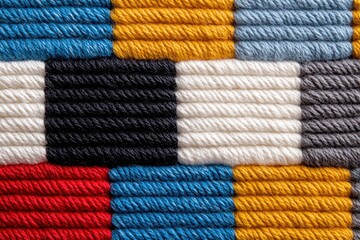 Colorful textile patterns textile workshop image showcase indoor studio close-up view creative design inspiration