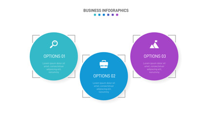 Horizontal progress bar featuring 3 arrow-shaped elements, symbolizing three six stages of business strategy and progression. Clean timeline infographic design template. Vector for presentation