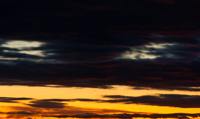 Obraz premium beautiful sunset sky abstract background