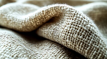 Fototapeta premium Soft Linen Texture Background in Neutral Tones