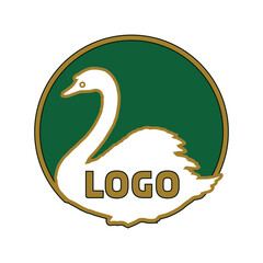 goose logo design template