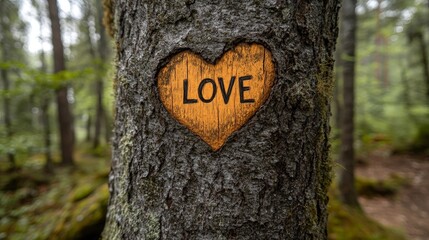 Fototapeta premium A heart with 