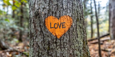 Fototapeta premium A heart with 