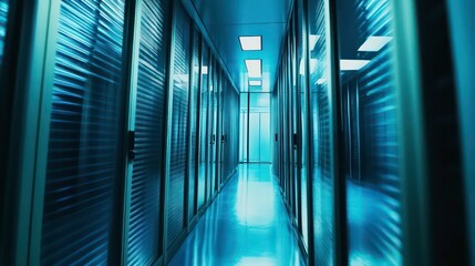 Data analysis strategy meeting corporate office professional environment high-tech business focused innovation insights