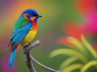 Obraz premium rainbow lorikeet parrot