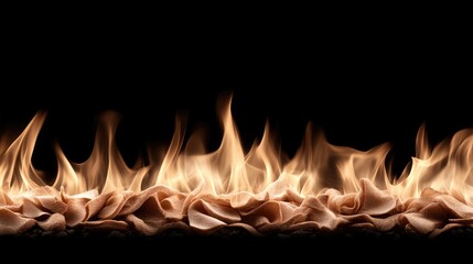 Vibrant flames flicker and swirl against a dark backdrop, providing a striking and impactful texture ideal for various creative projects