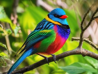 Fototapeta premium rainbow lorikeet parrot