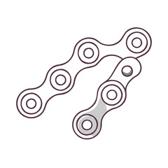 bicycle chain vector icon, bicycle chain vector illustration-simple illustration of bicycle chain, perfect for bicycle chain logos and icons and themed design 