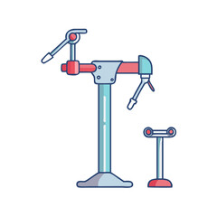 bicycle repair stand vector icon, bicycle repair stand vector illustration-simple illustration of bicycle repair stand, perfect for bicycle repair stand logos and icons and themed design 