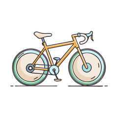 Fototapeta premium gravel bike vector icon, gravel bike vector illustration-simple illustration of gravel bike, perfect for gravel bike logos and icons and themed design 