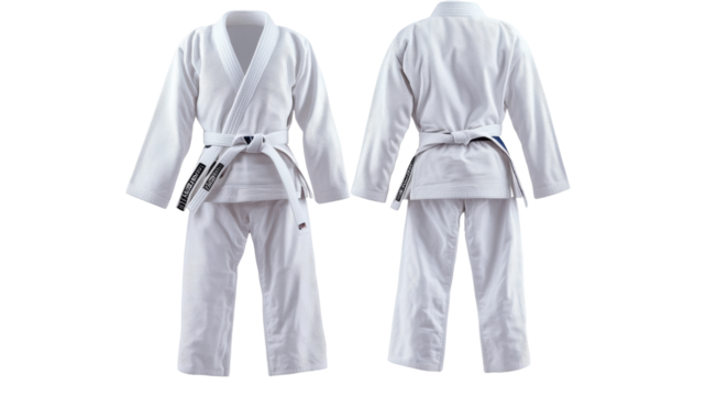 Judo Gi, isolated on transparent background
