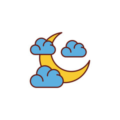 Halloween Night icon design